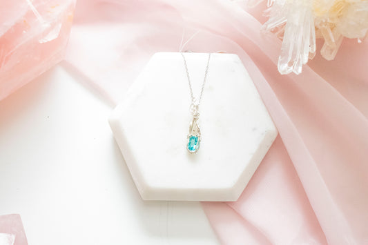 Ianthe Apatite Pendant (Sterling Silver)