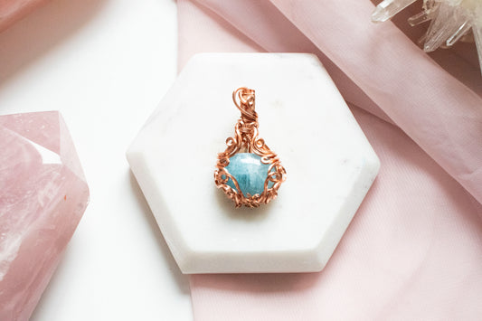 Ianthe Aquamarine Pendant