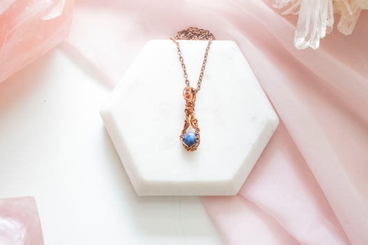 Ianthe Mini Dumortierite Pendant