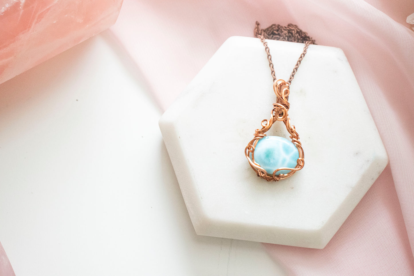 Ianthe Larimar Pendant