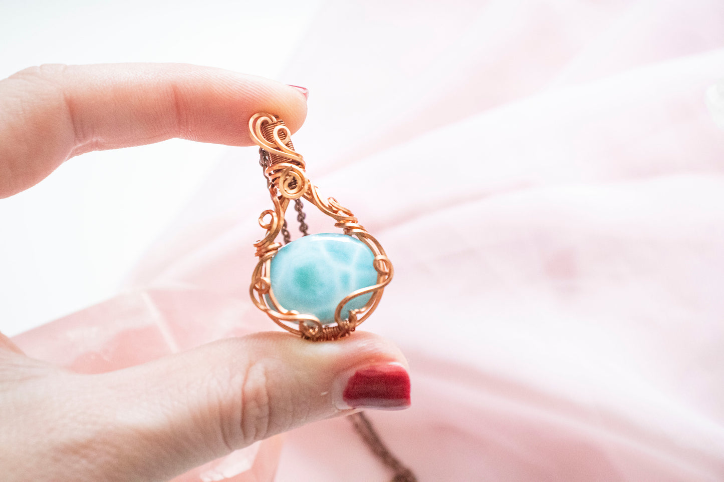 Ianthe Larimar Pendant