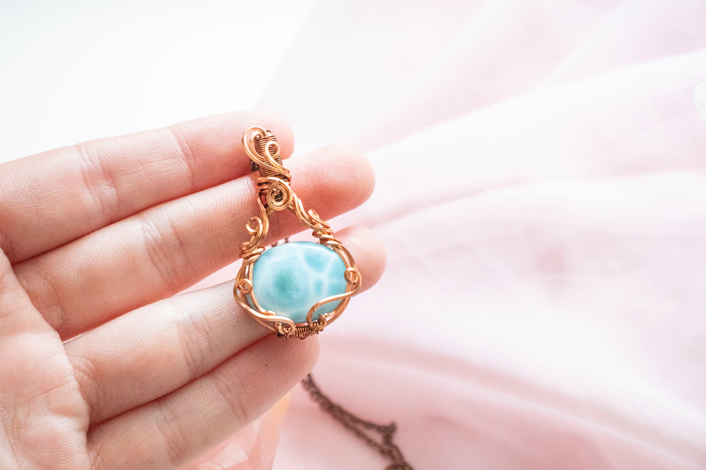 Ianthe Larimar Pendant