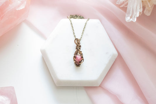 Ianthe Mini Rhodonite Pendant