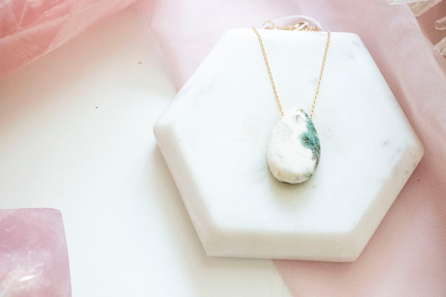 Ocean Jasper Luxe Pendant (14k Gold Fill)