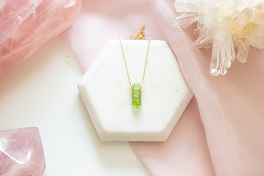 Peridot Luxe Pendant (14k Gold Fill)