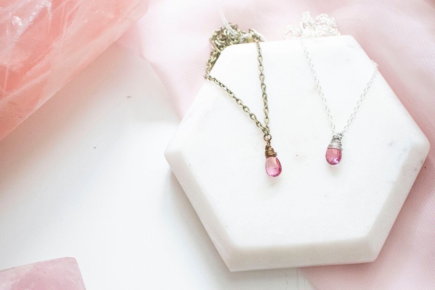 Thalia Pink Tourmaline Pendant