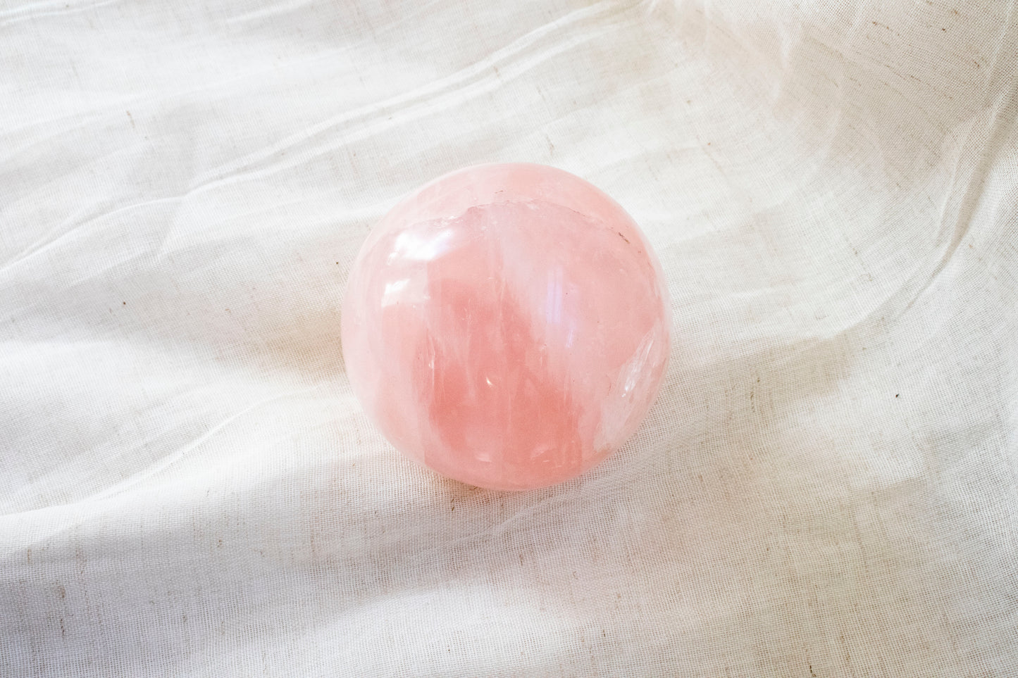 Large Rose Quartz Sphere