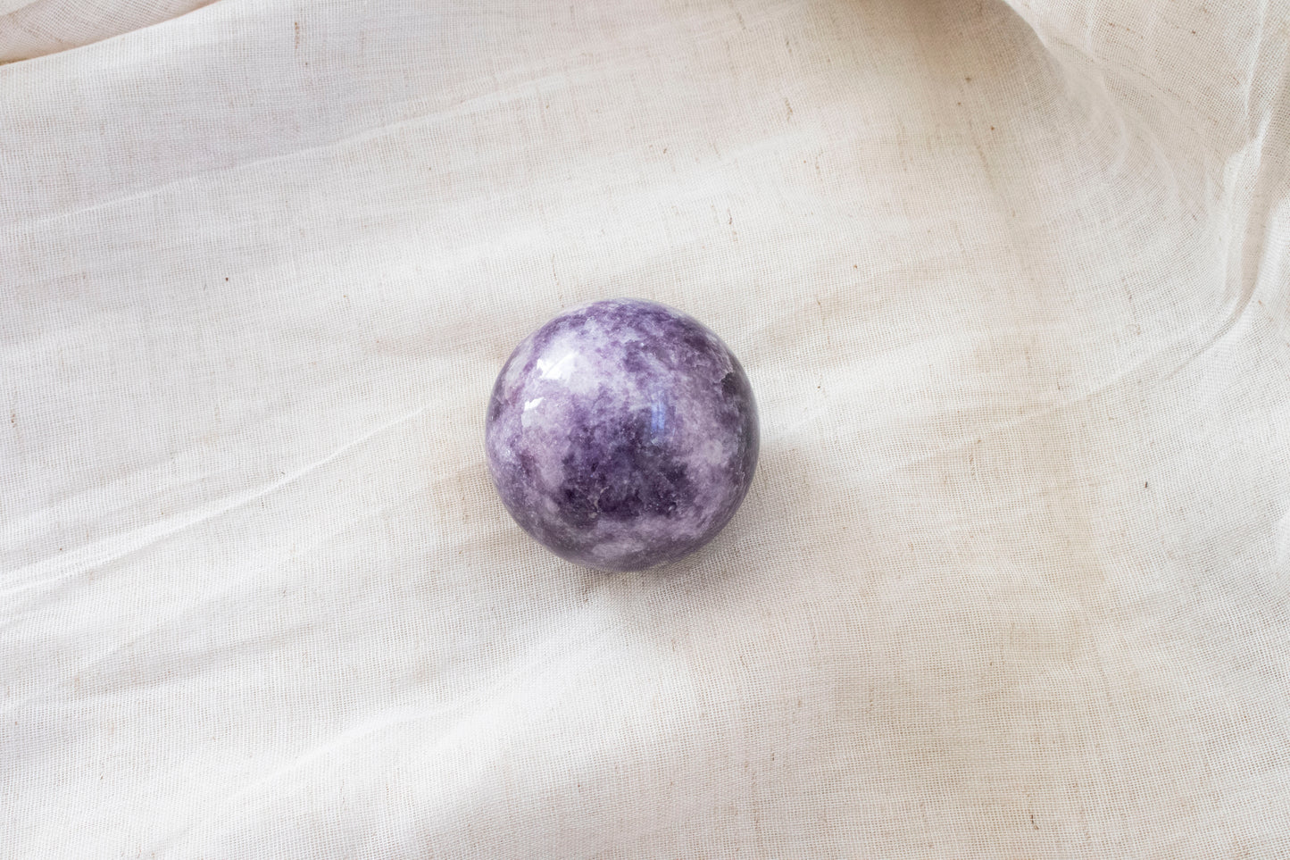 Lepidolite Sphere 1