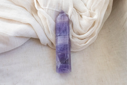 Purple Fluorite Point 1