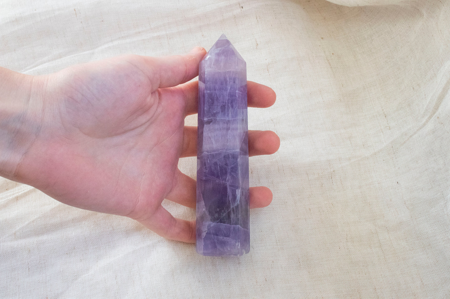 Purple Fluorite Point 1