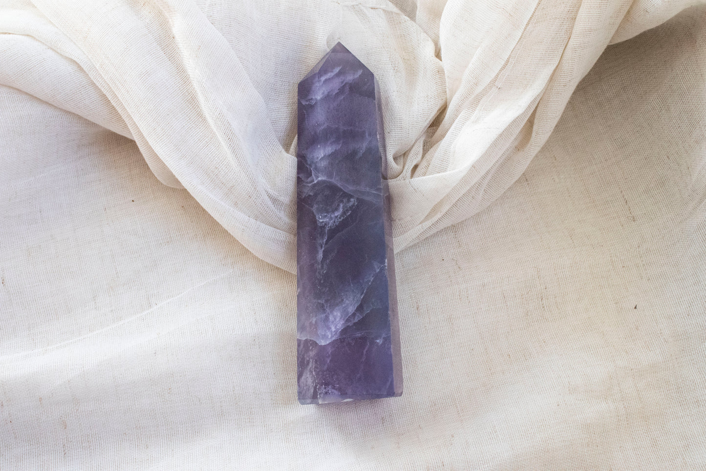 Purple Fluorite Point 2