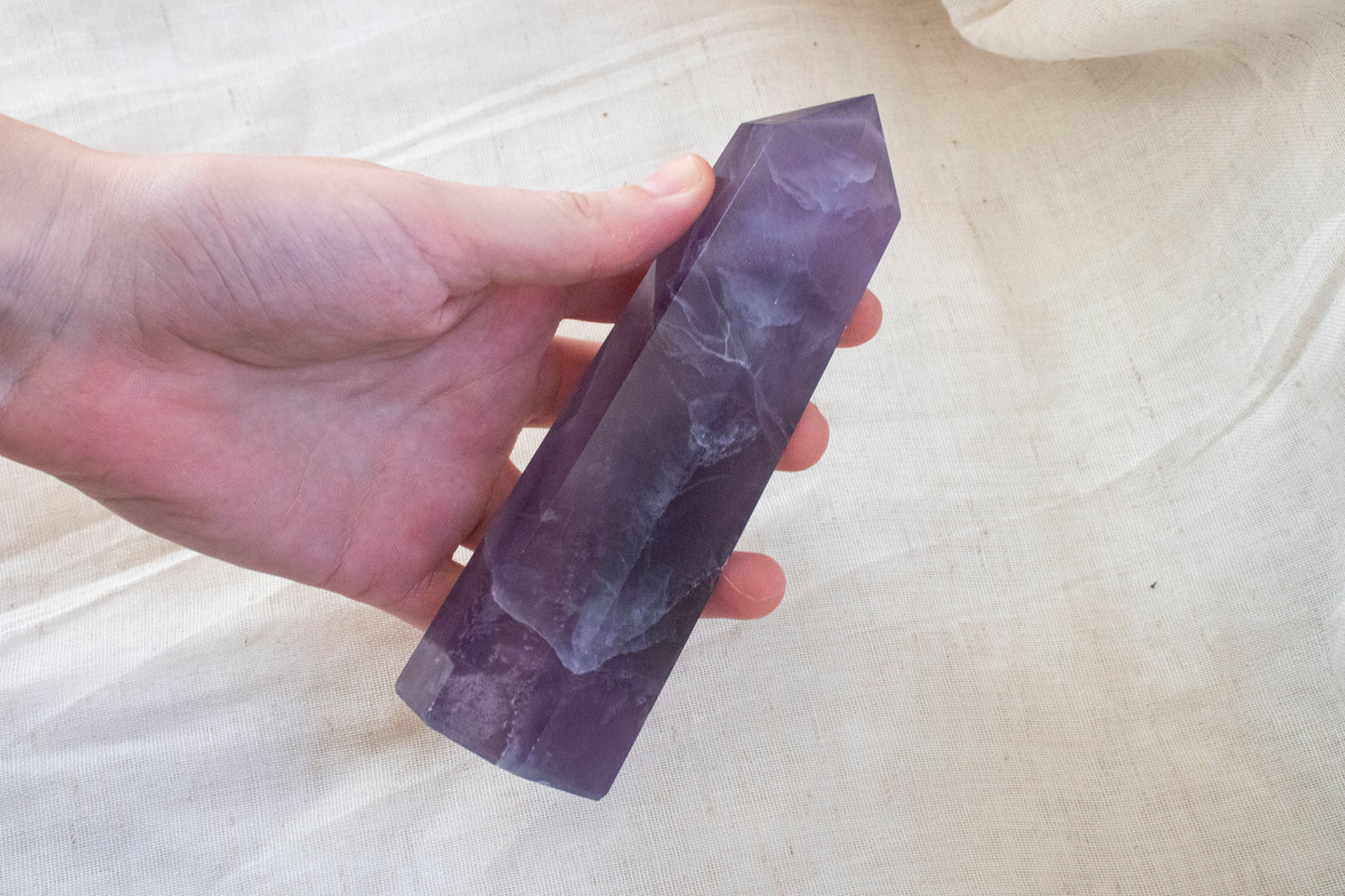 Purple Fluorite Point 2