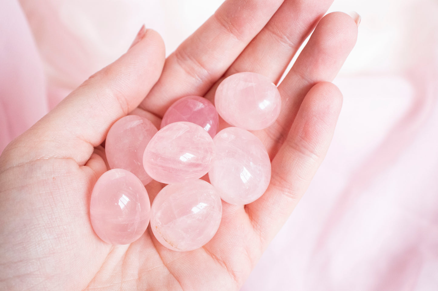 Rose Quartz Tumbles