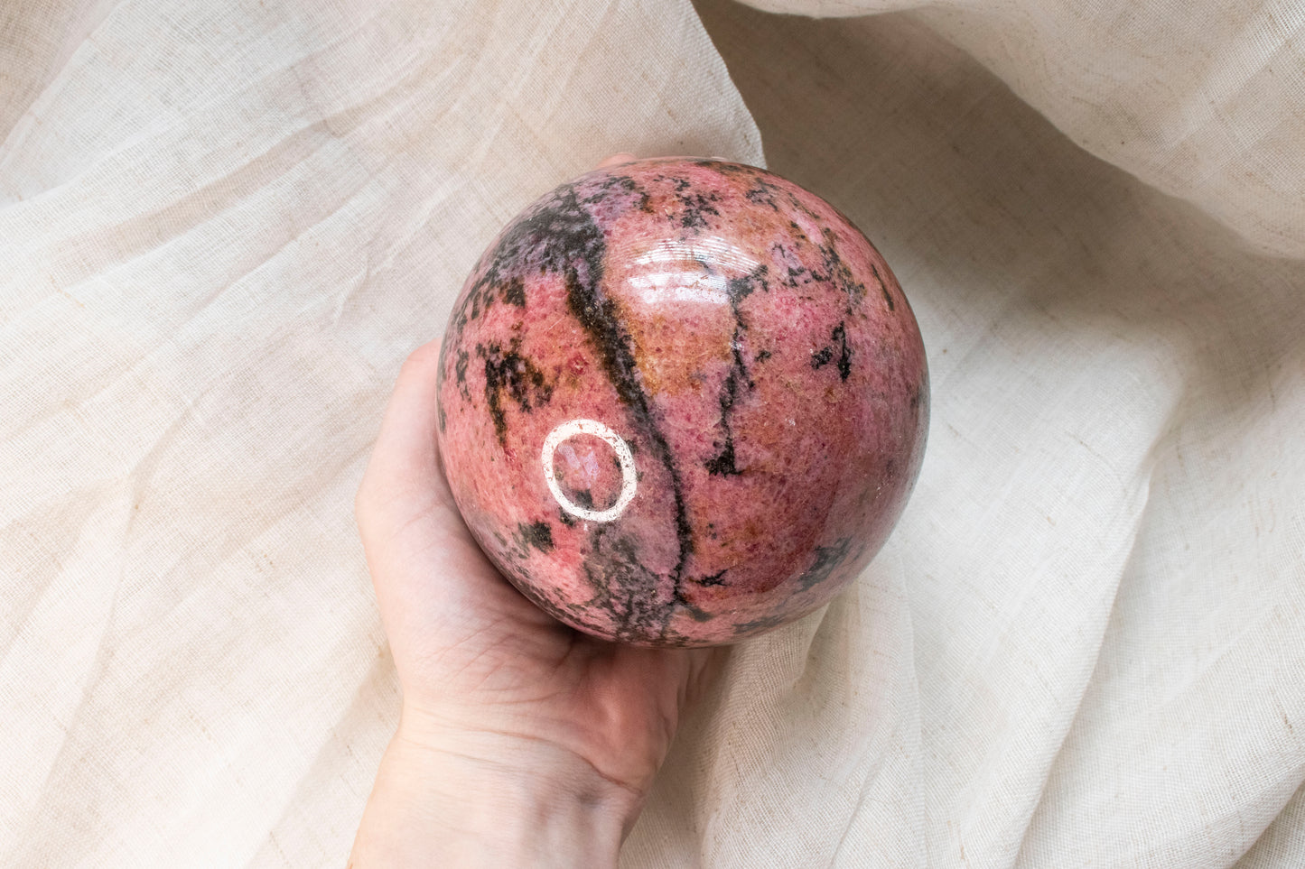 Rhodonite Sphere