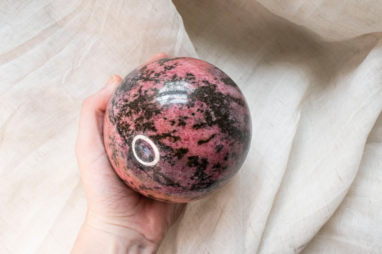 Rhodonite Sphere