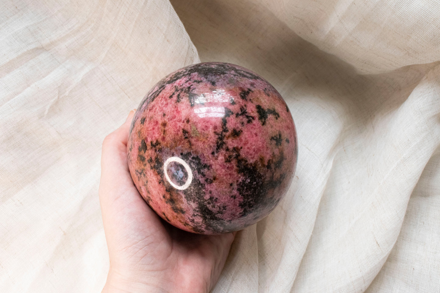 Rhodonite Sphere