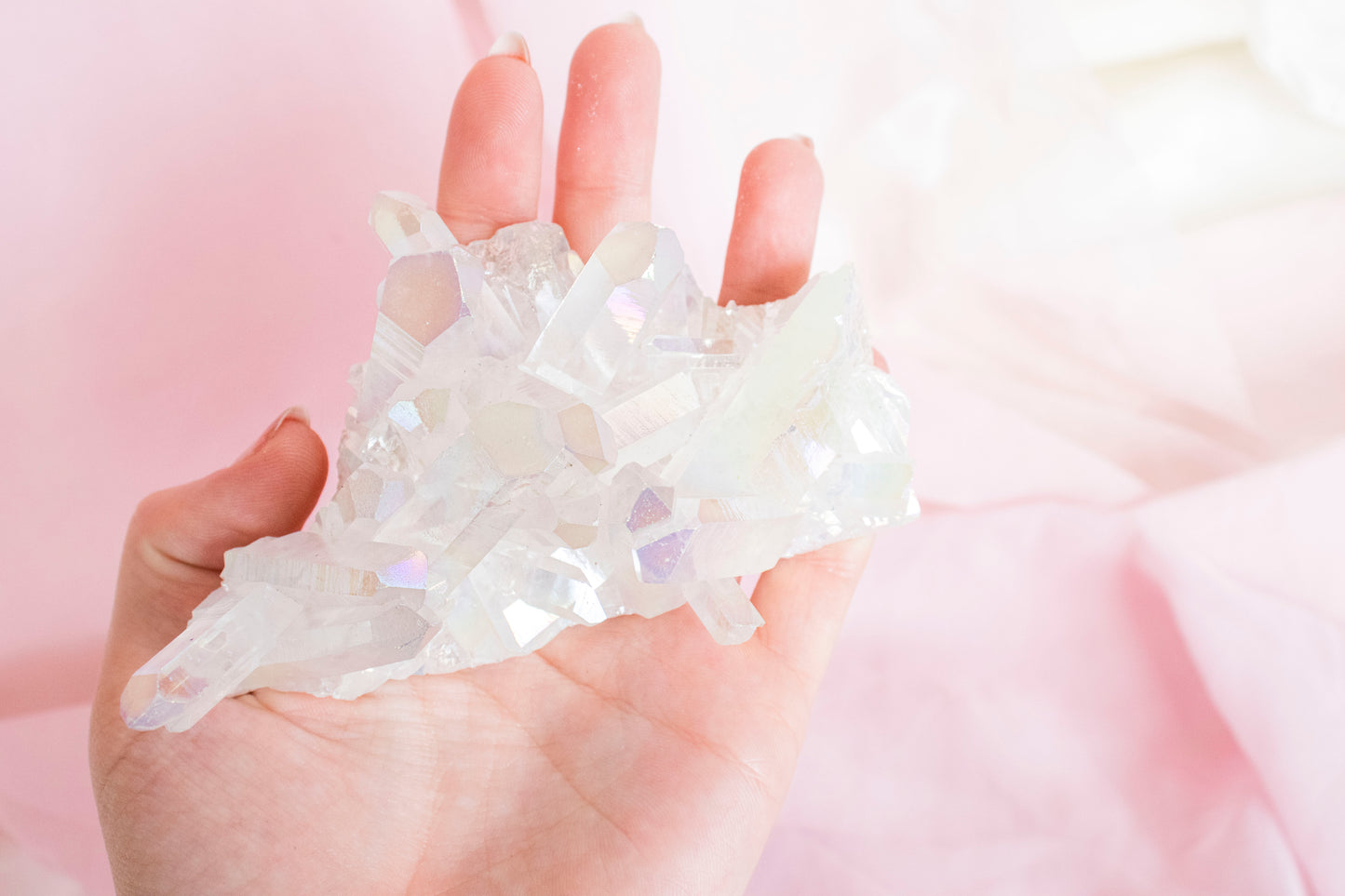 Angel Aura Quartz Cluster 1