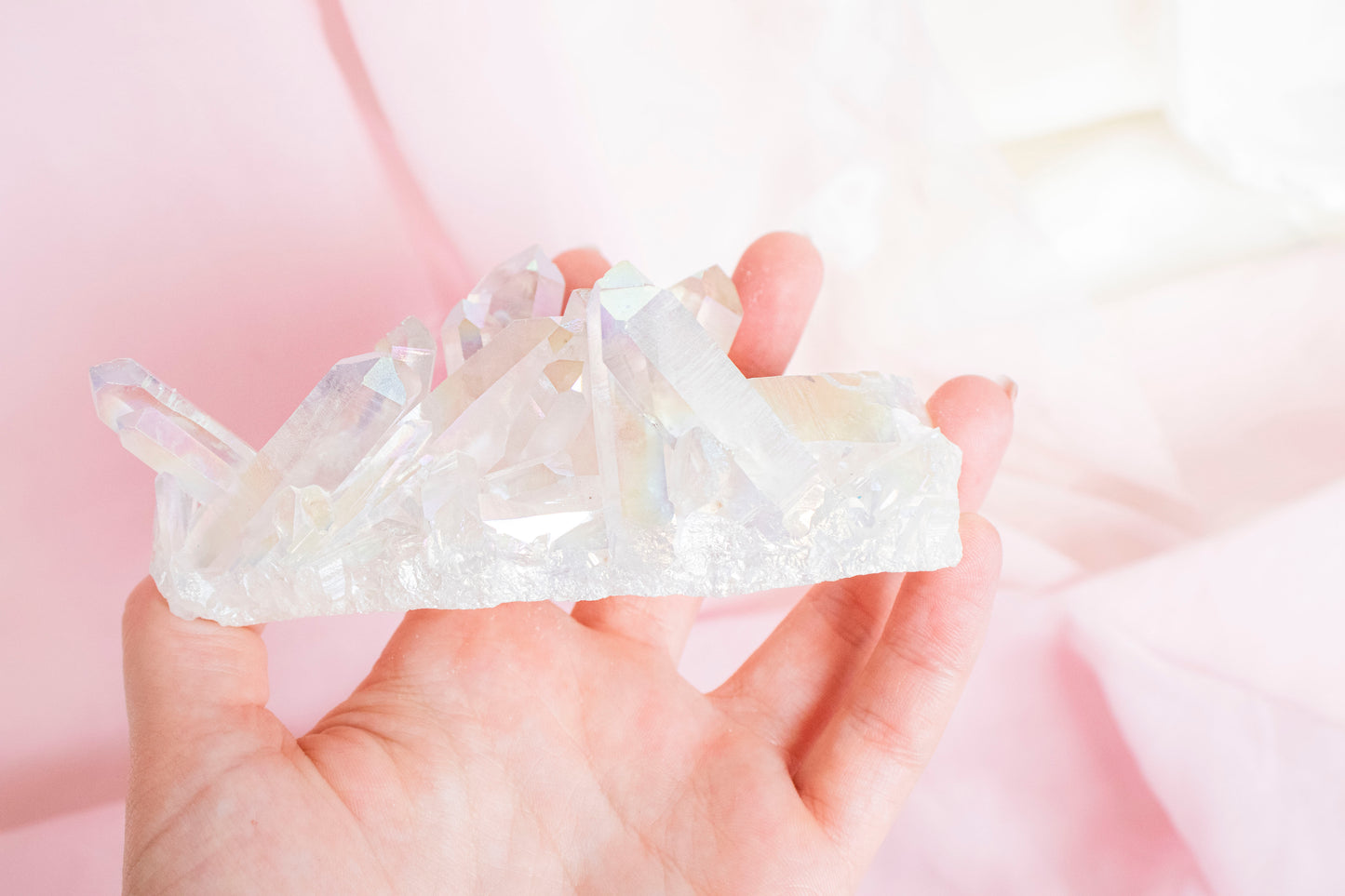 Angel Aura Quartz Cluster 1