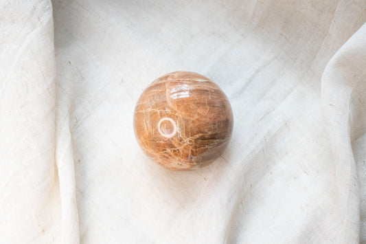 Peach Moonstone Sphere