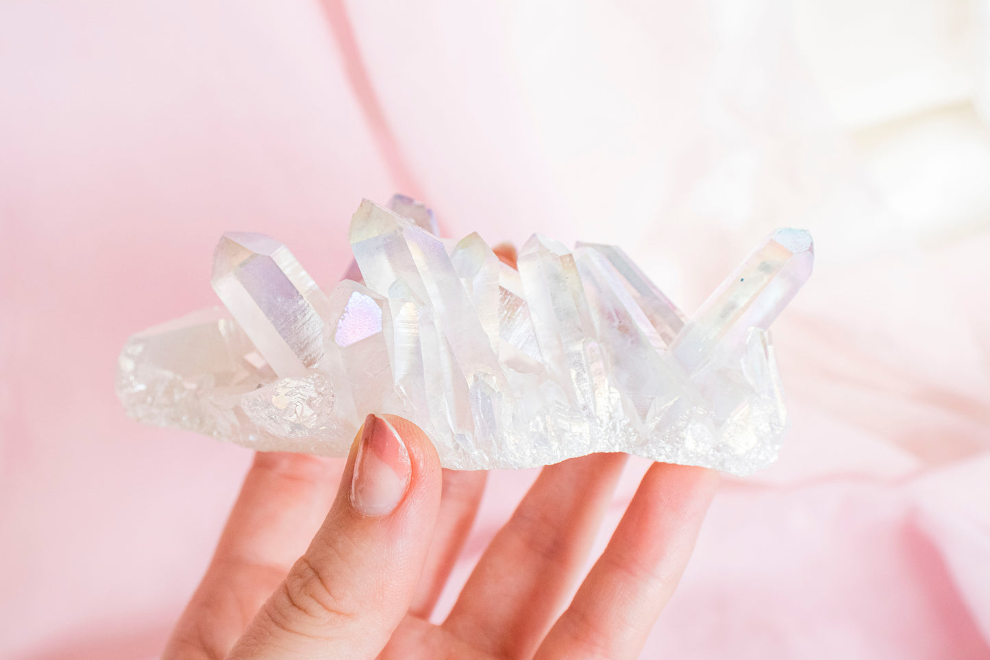 Angel Aura Quartz Cluster 1