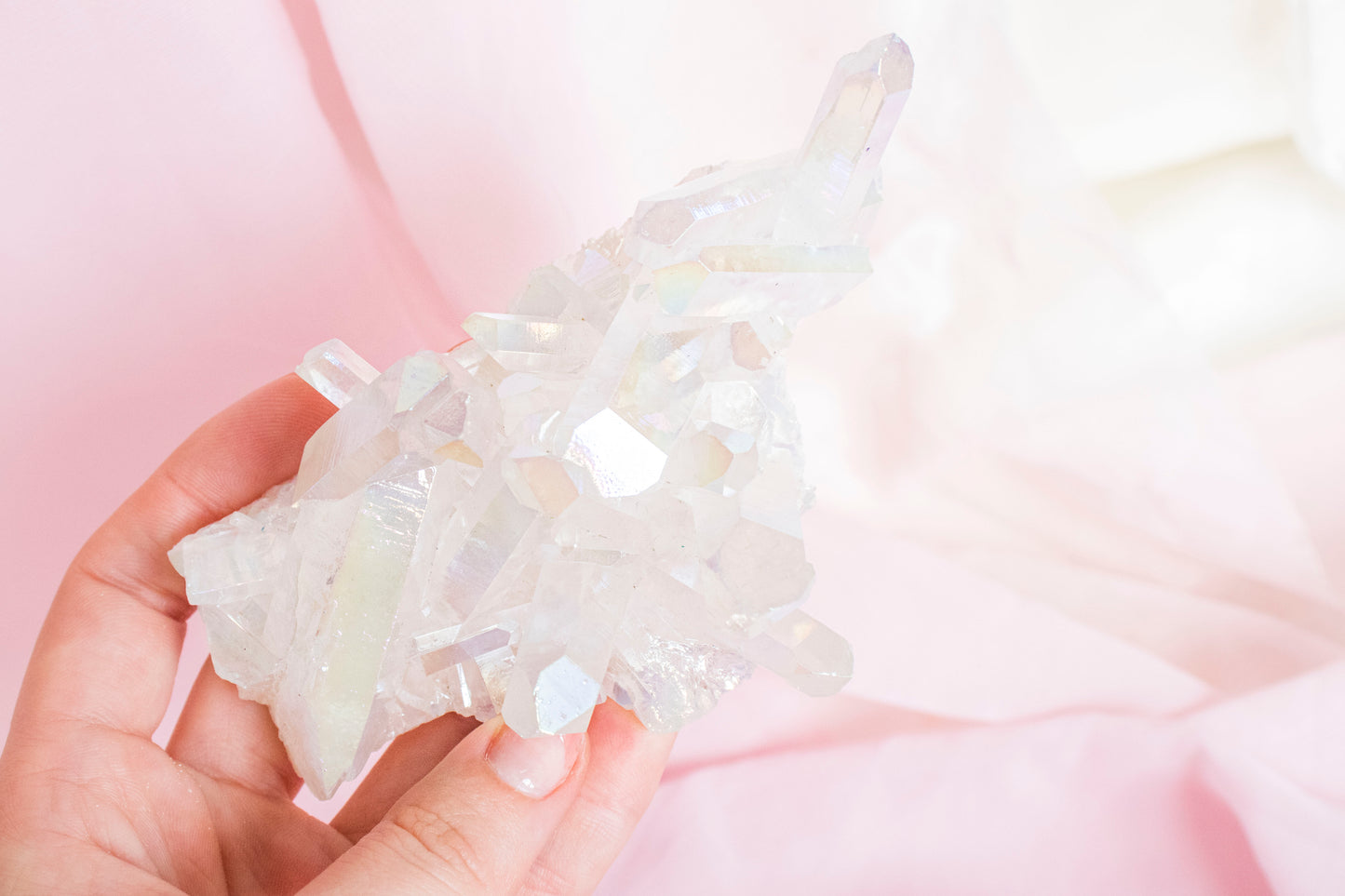 Angel Aura Quartz Cluster 1