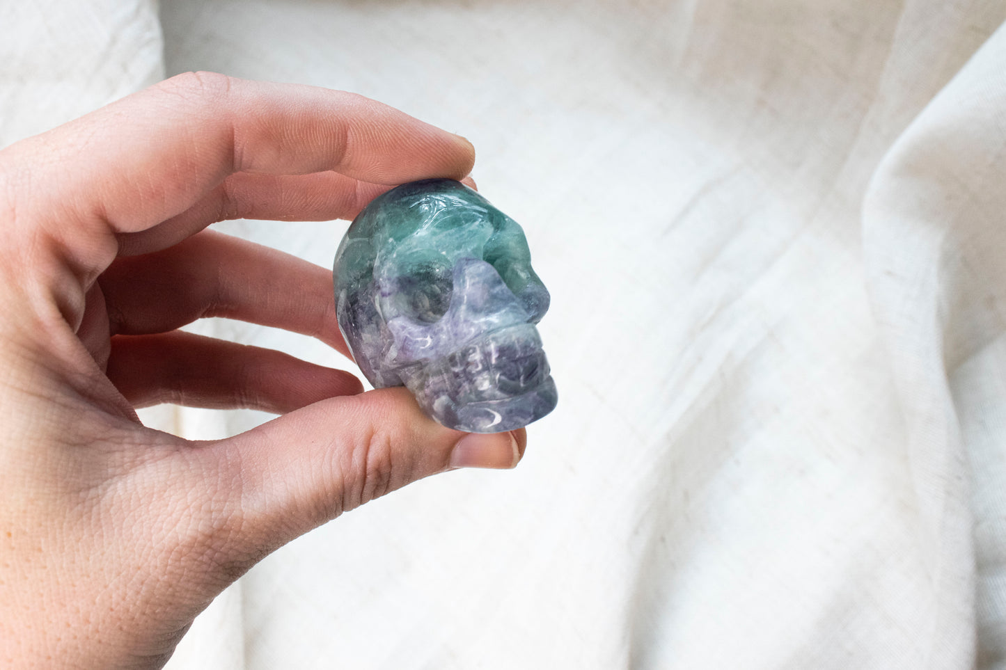 Fluorite Skull 2