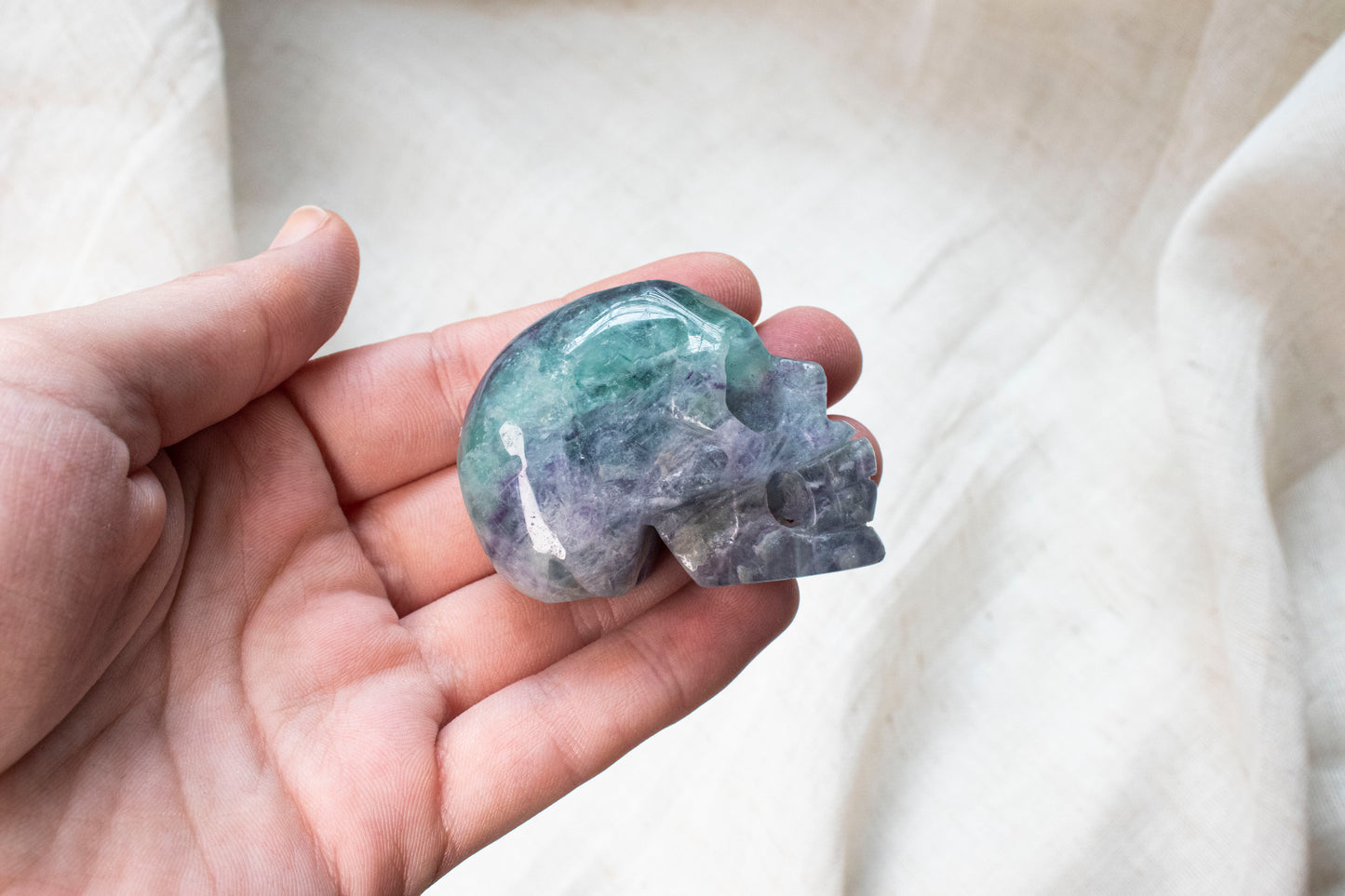 Fluorite Skull 2