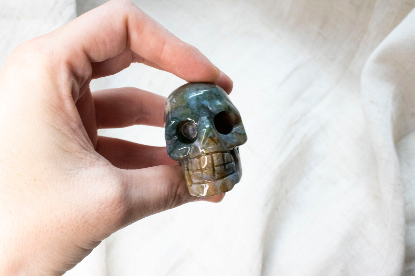 Ocean Jasper Skull 2