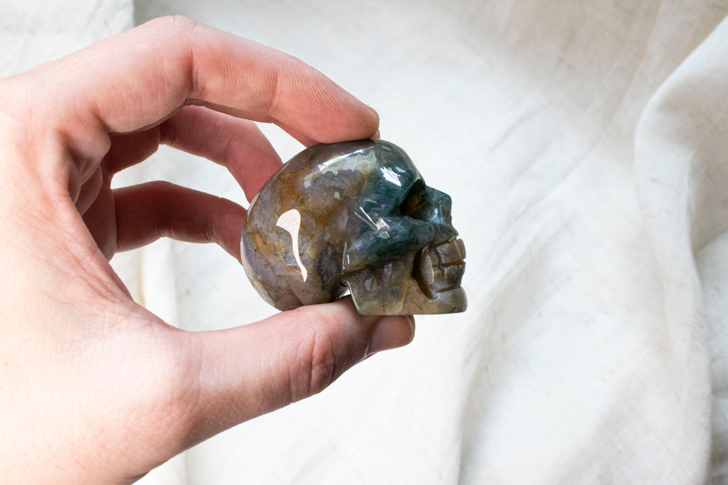 Ocean Jasper Skull 2