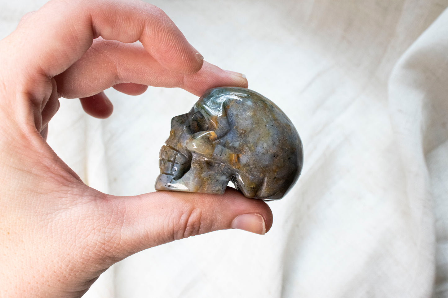 Ocean Jasper Skull 2