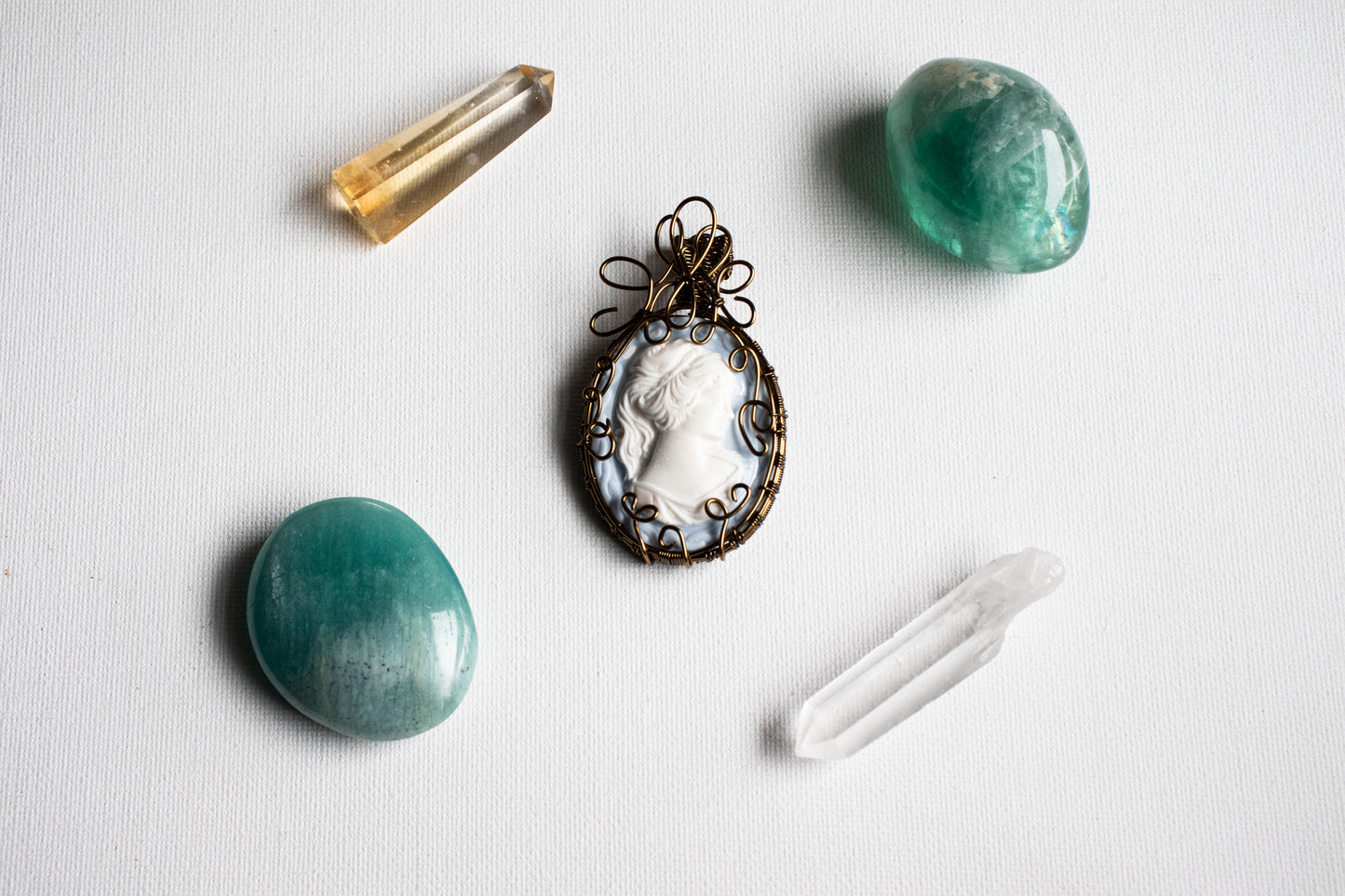 Agatha Cameo Pendant