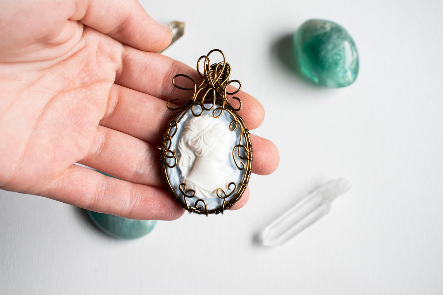 Agatha Cameo Pendant