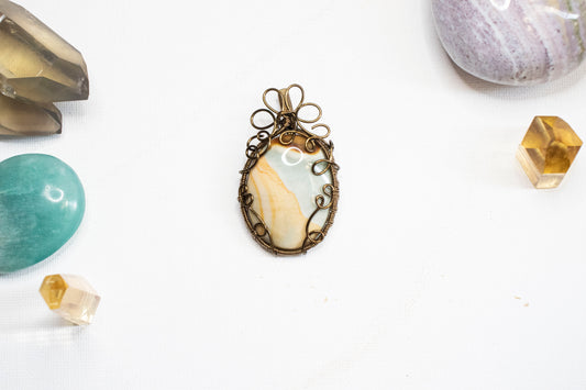 Polychrome Jasper Pendant