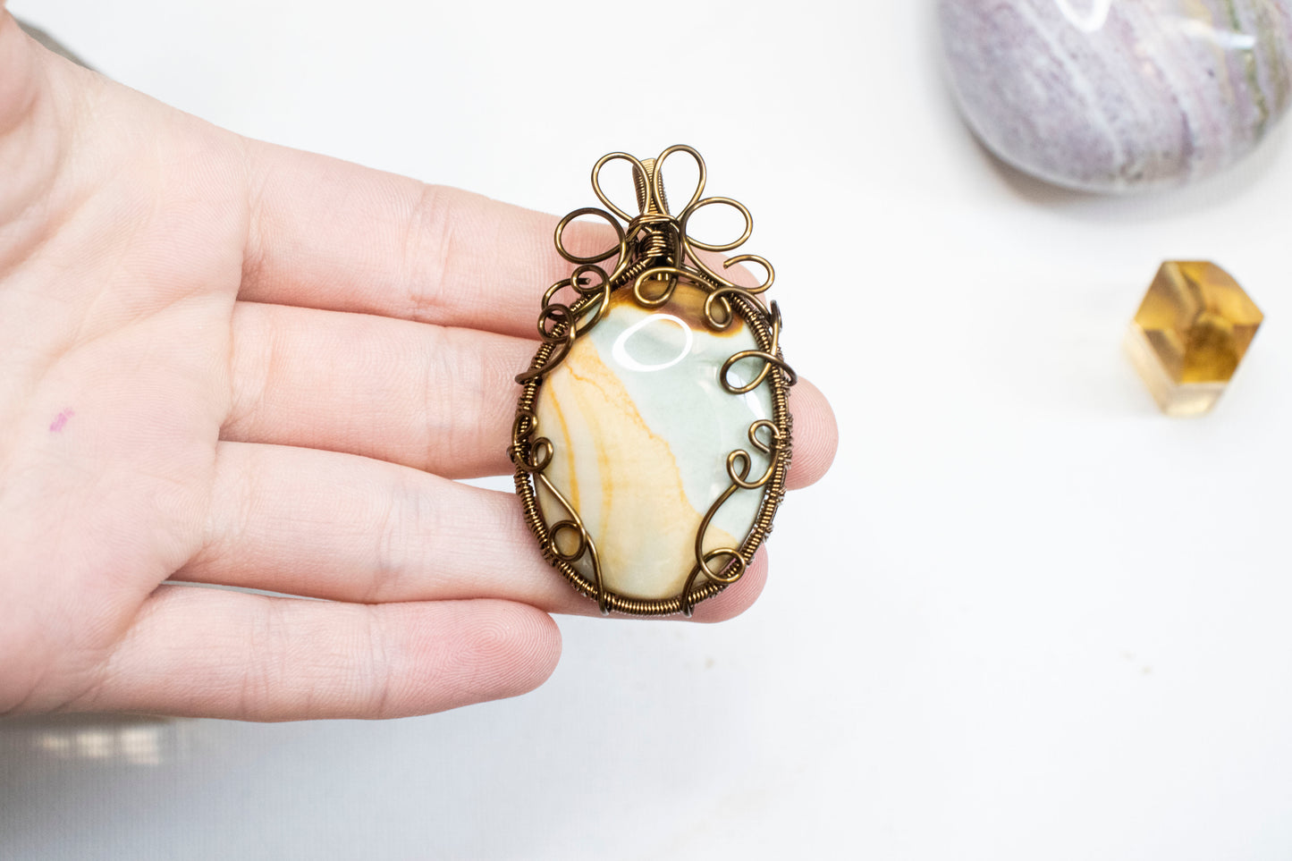 Polychrome Jasper Pendant