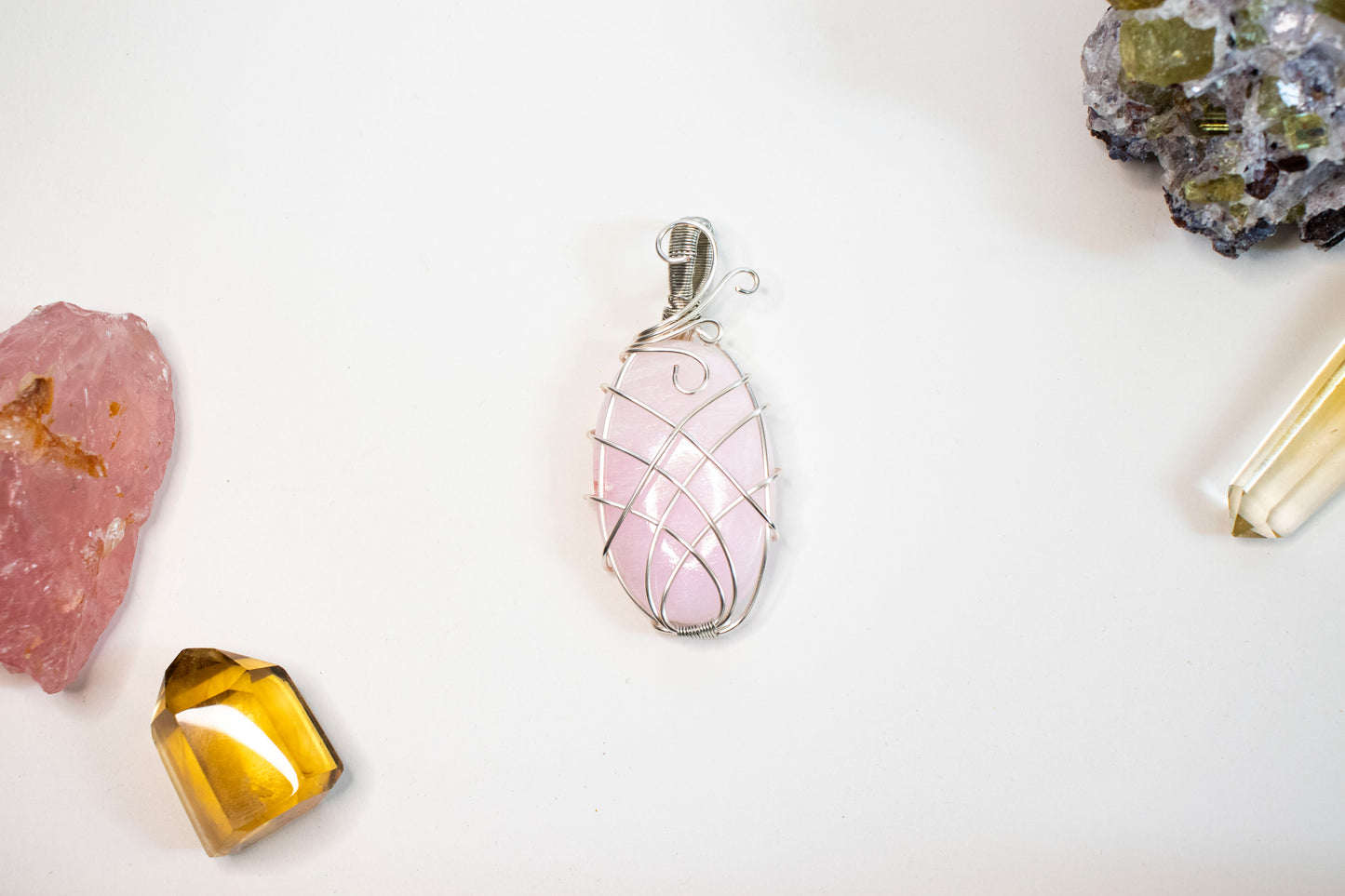 Pink Calcite Pendant