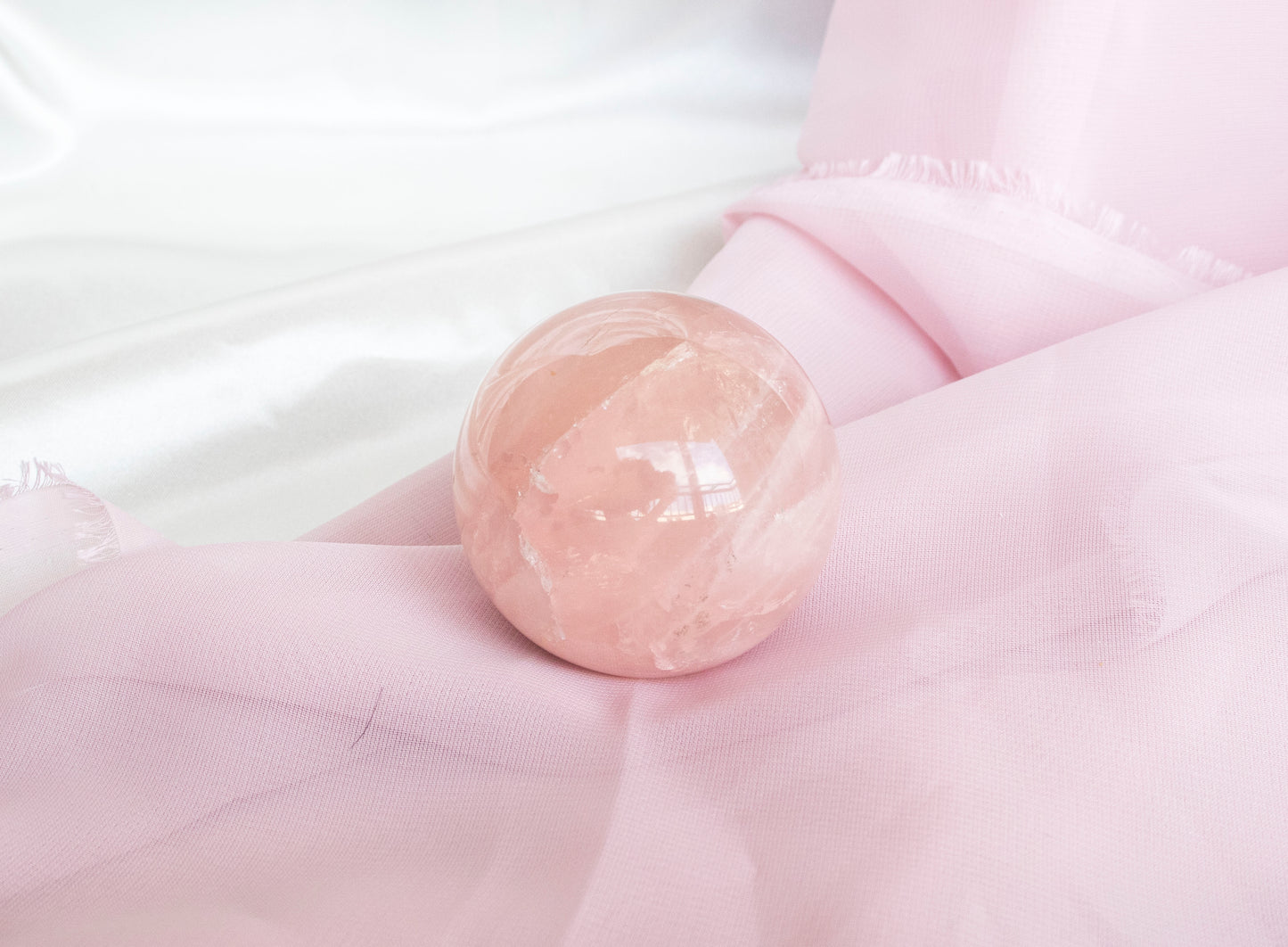 Rose Quartz Sphere 1