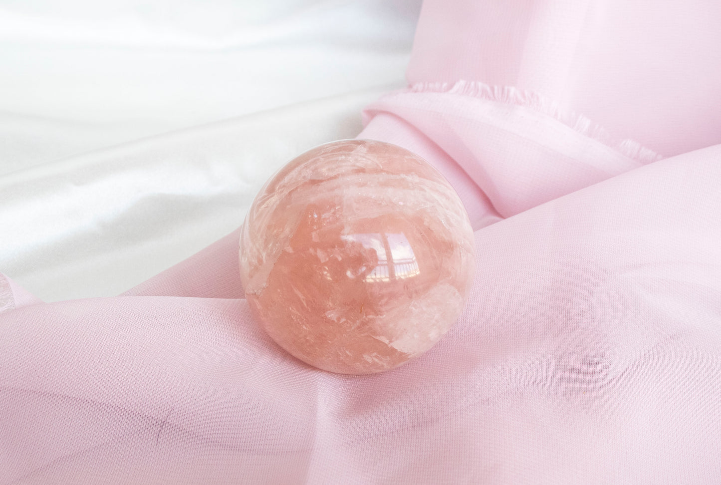 Rose Quartz Sphere 3