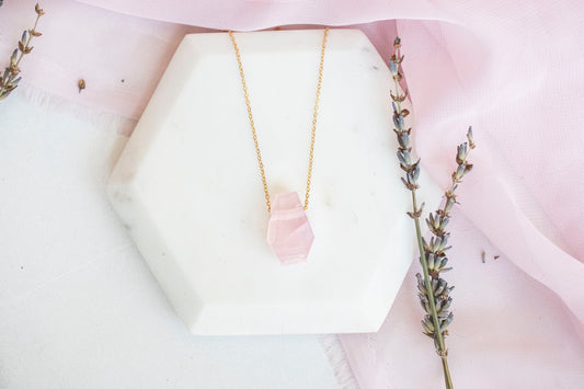 Rose Quartz Elegance Pendant