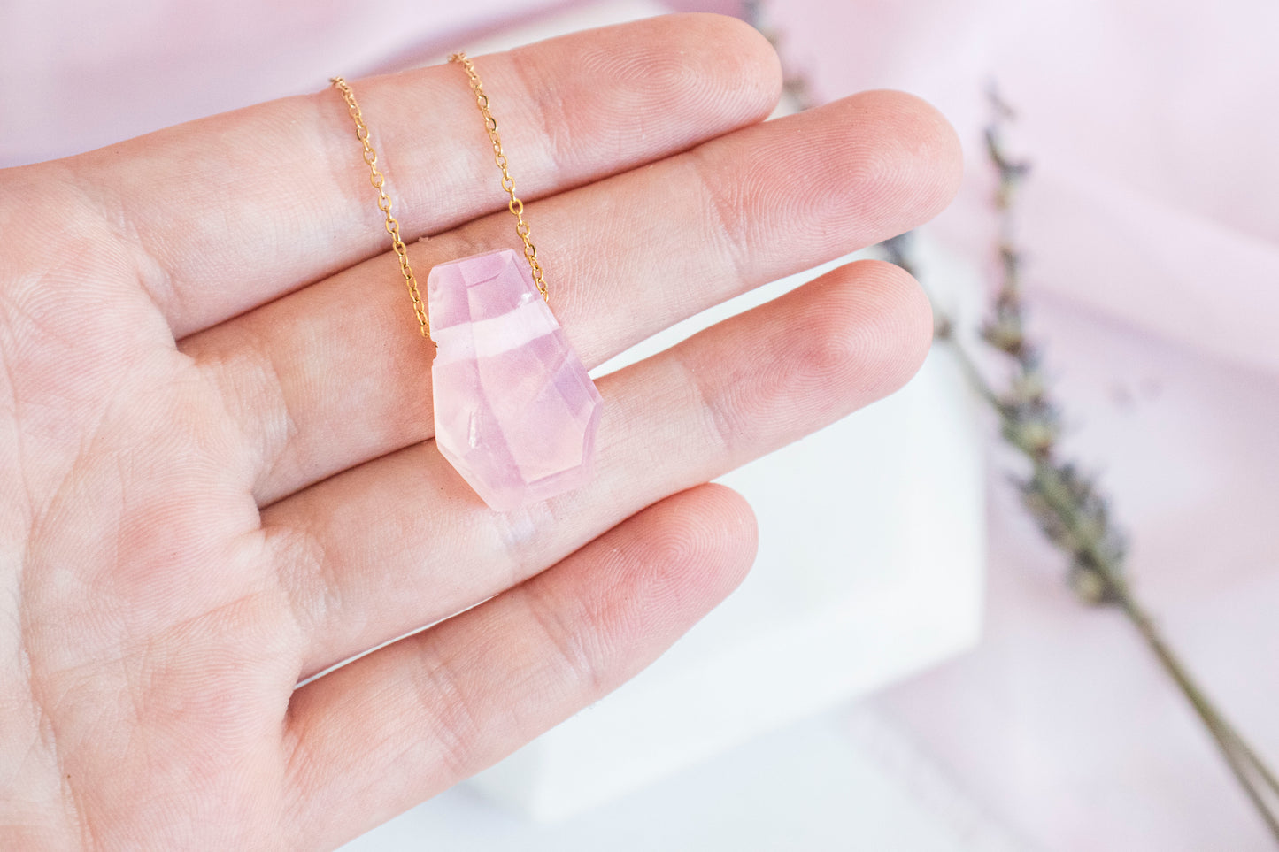 Rose Quartz Elegance Pendant