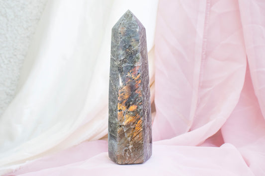 Orange Labradorite Tower 1